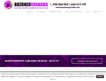 Tablet Screenshot of buzoneogranada.com